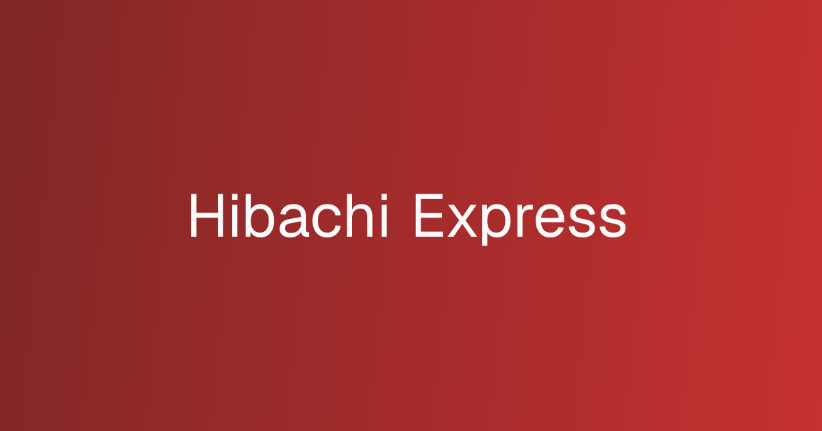 Hibachi Express cover
